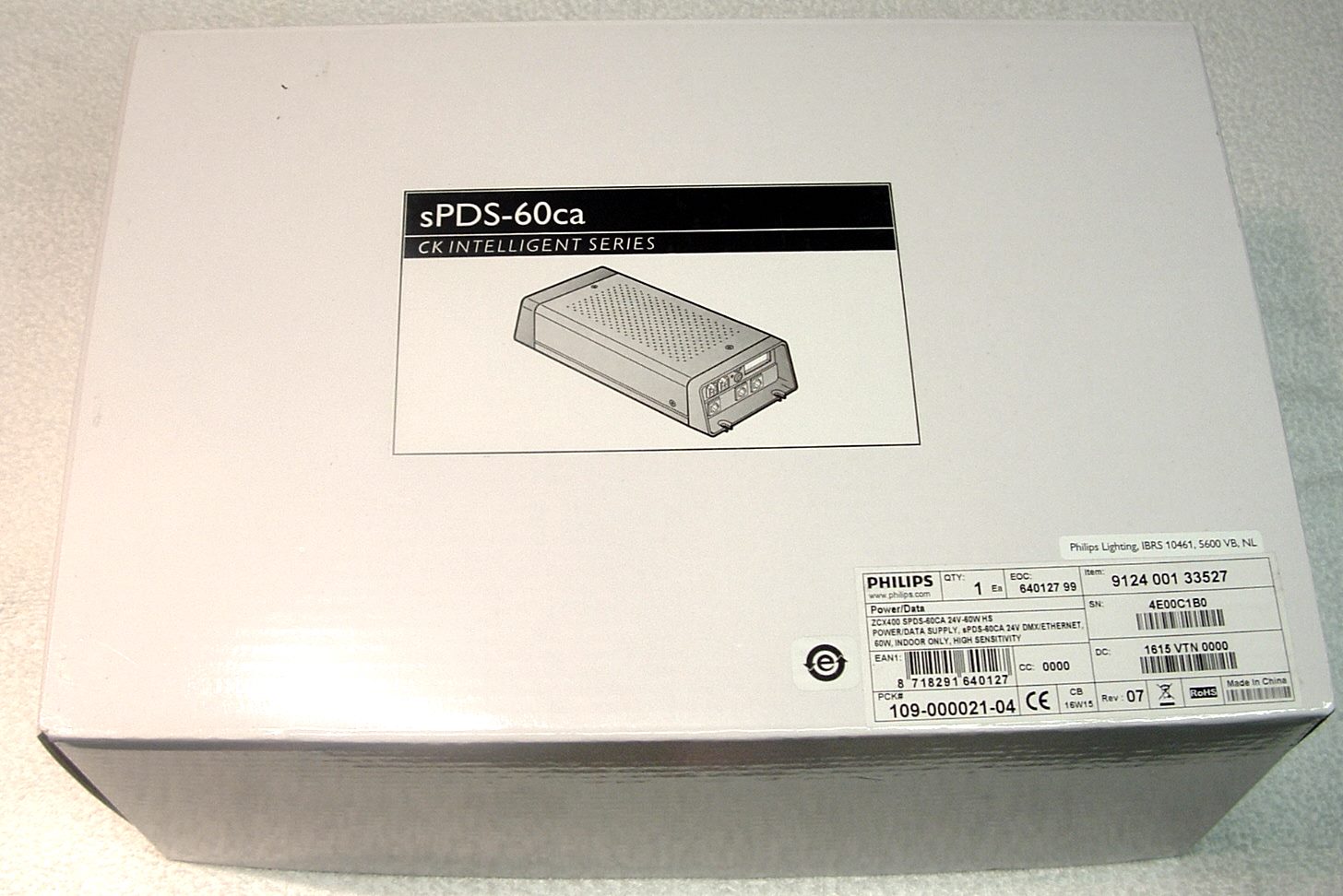 Philips ZCX400 SPDS-60CA 24V-60W HS POWER SUPPLY